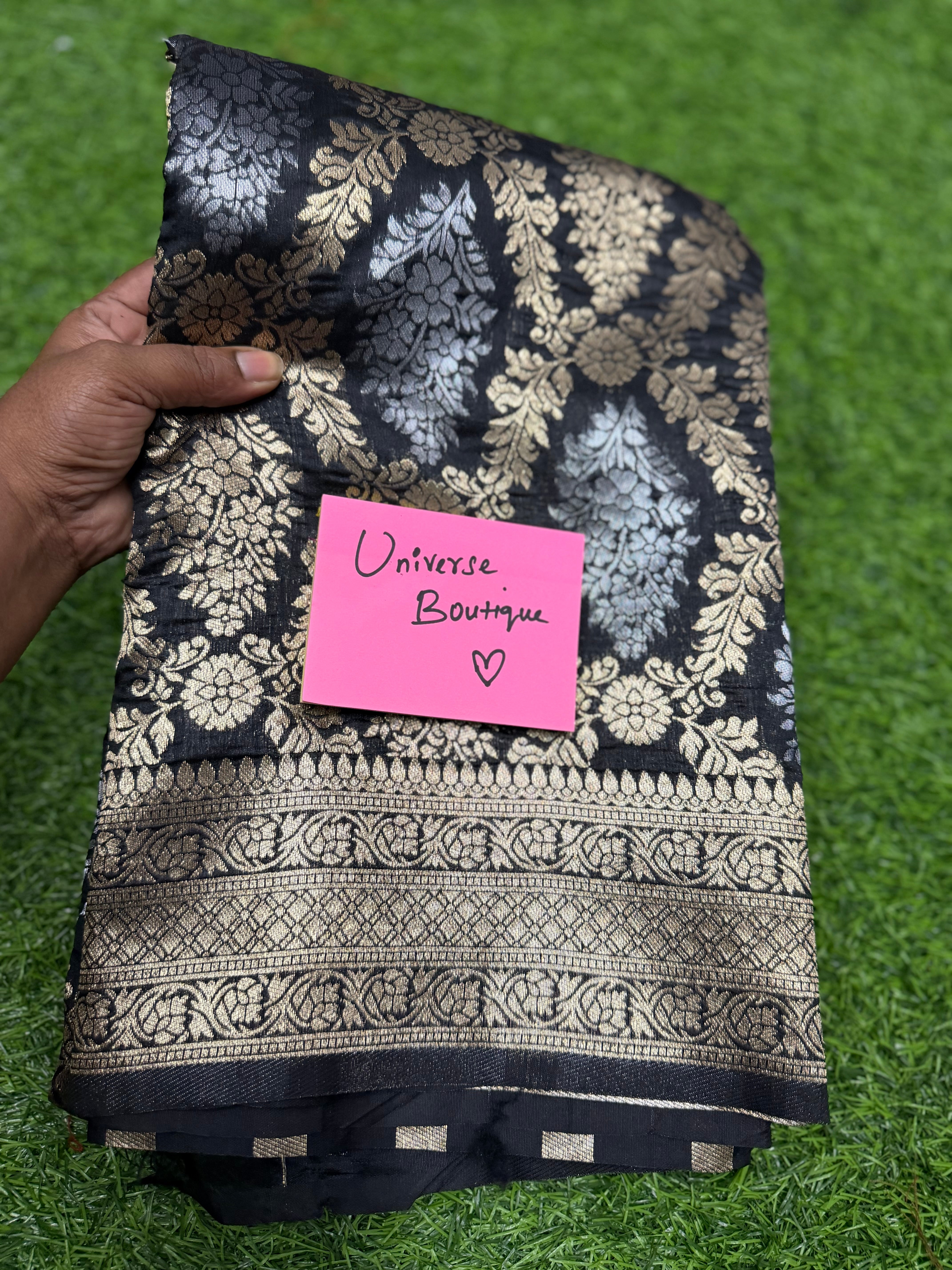 Nita ambani inspired black saree