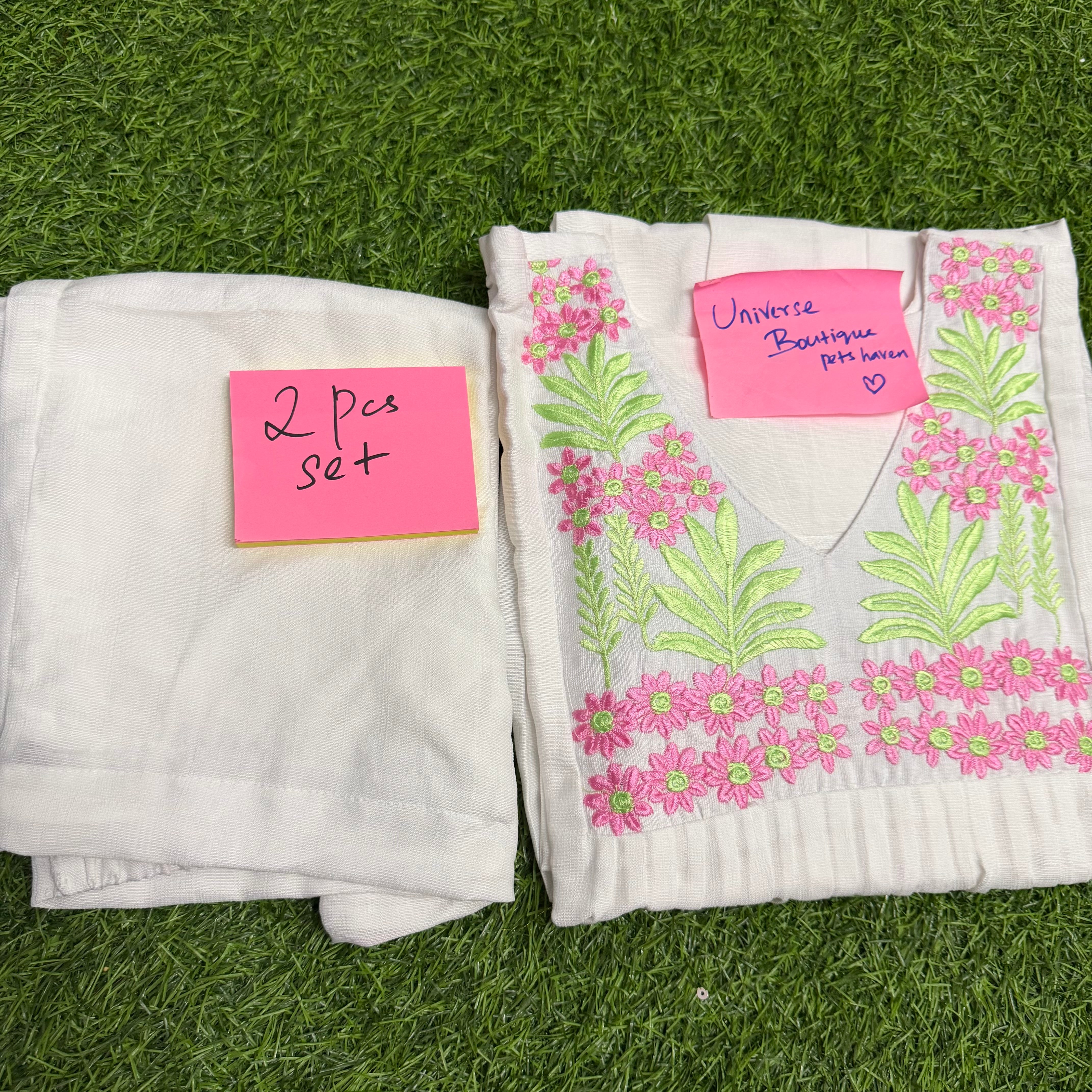 Cotton tops with pant (2pcs)