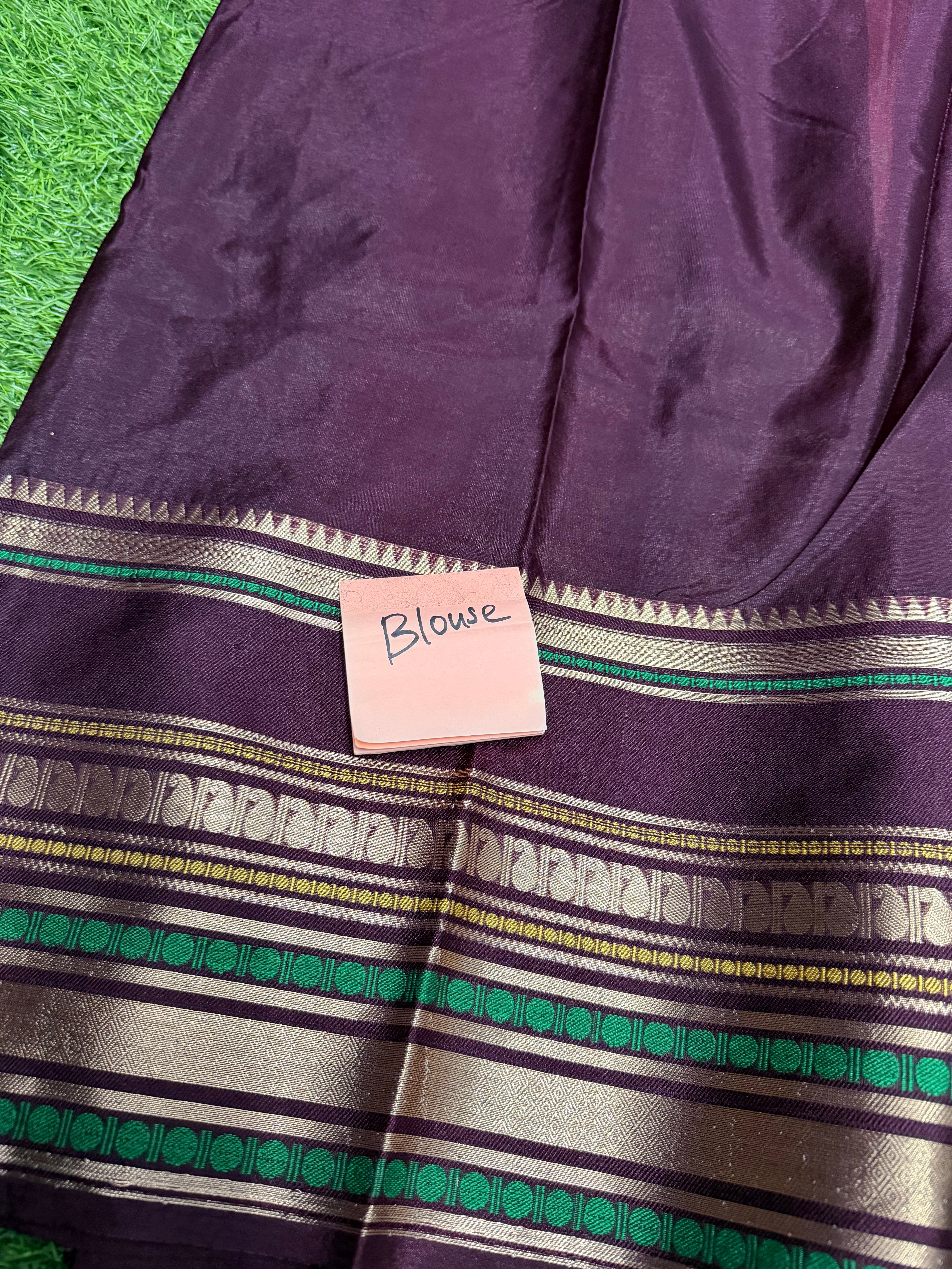 Warm silk saree