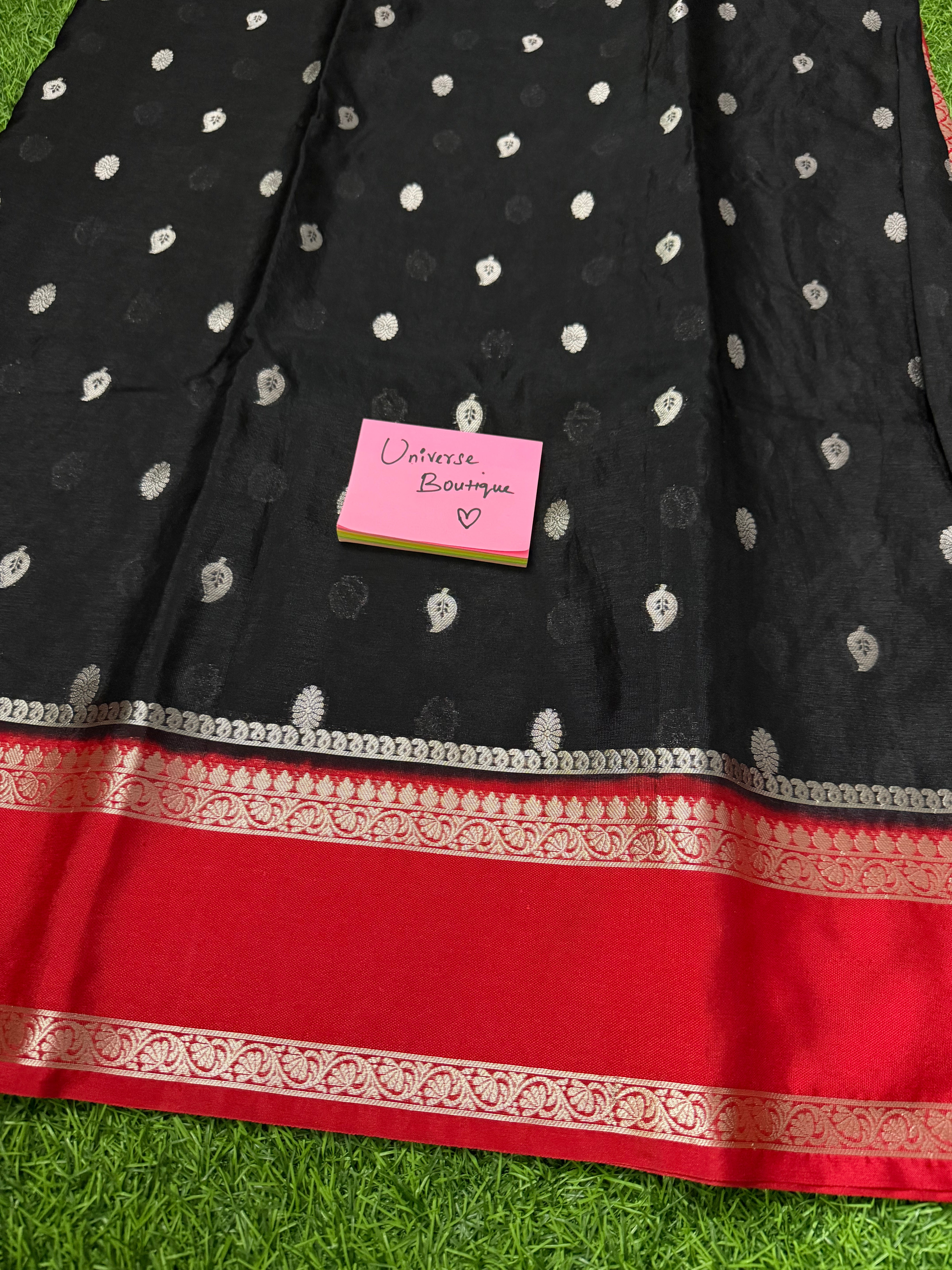 Mysore silk saree black