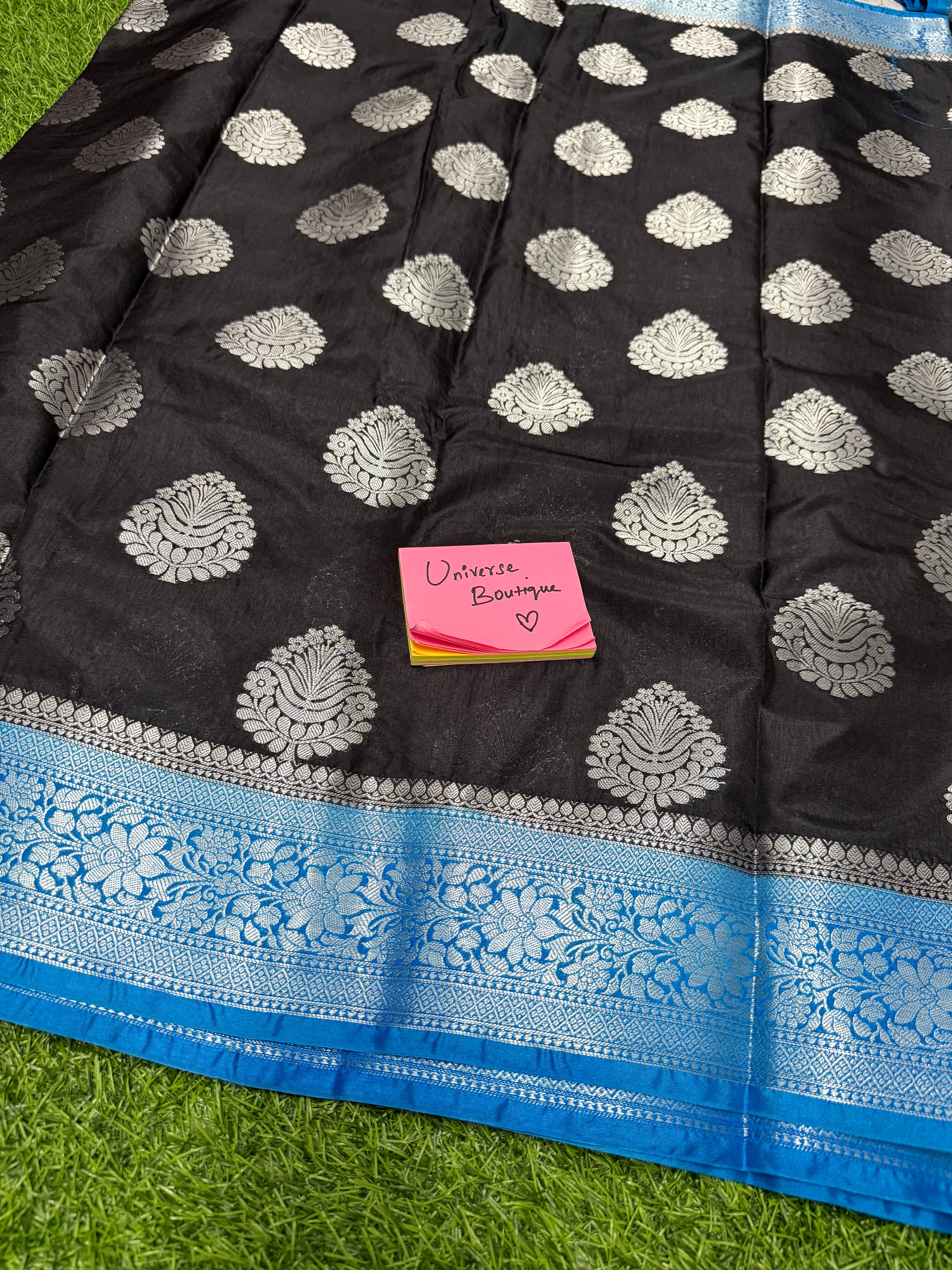 Warm silk black saree