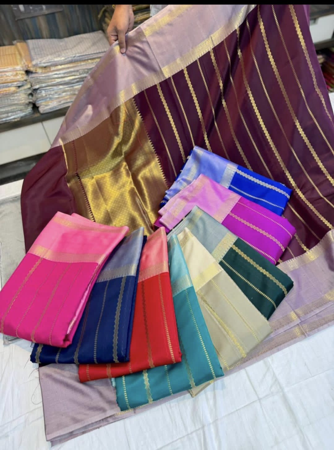 Soft butter silk saree