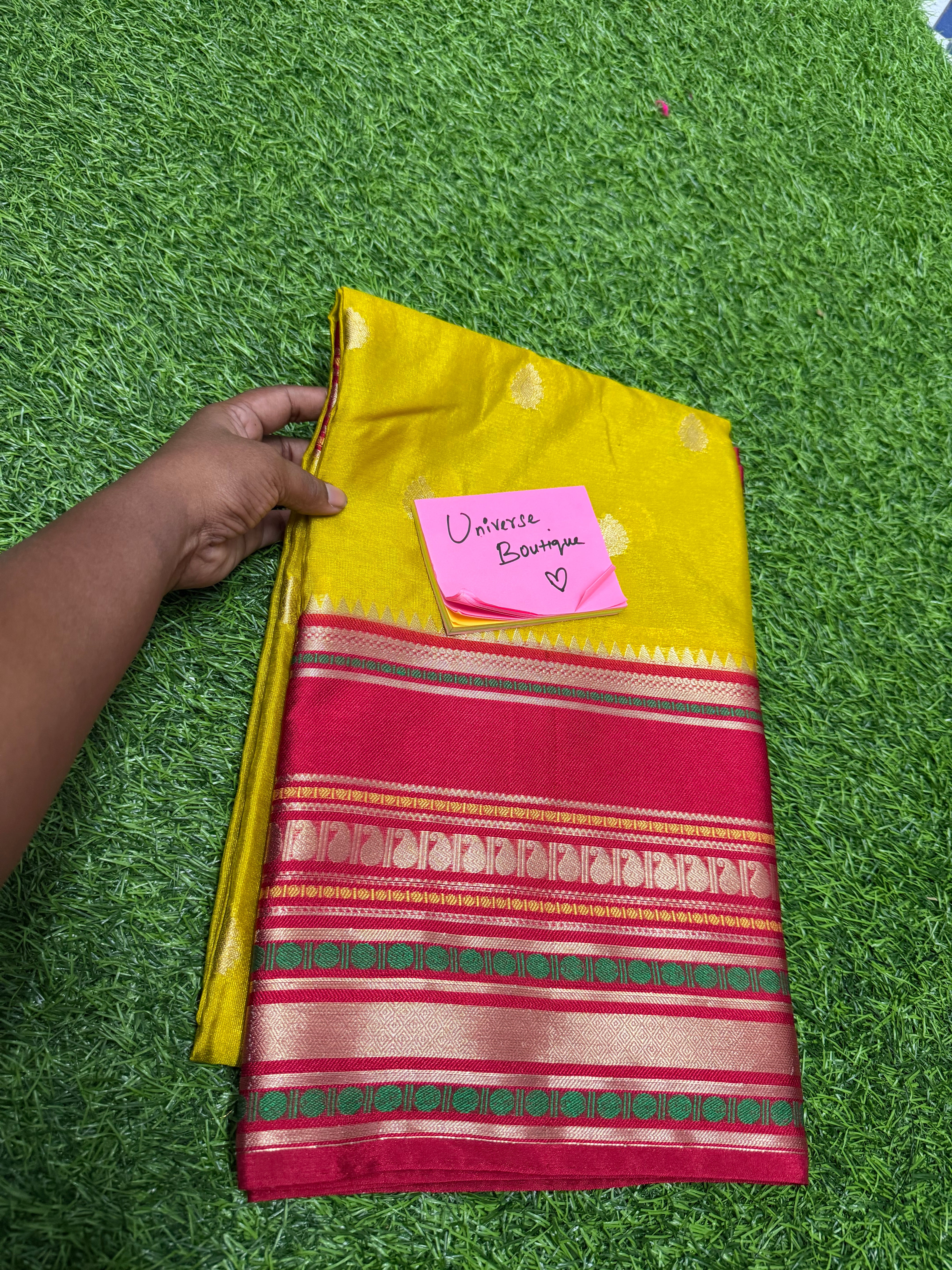 Warm silk saree