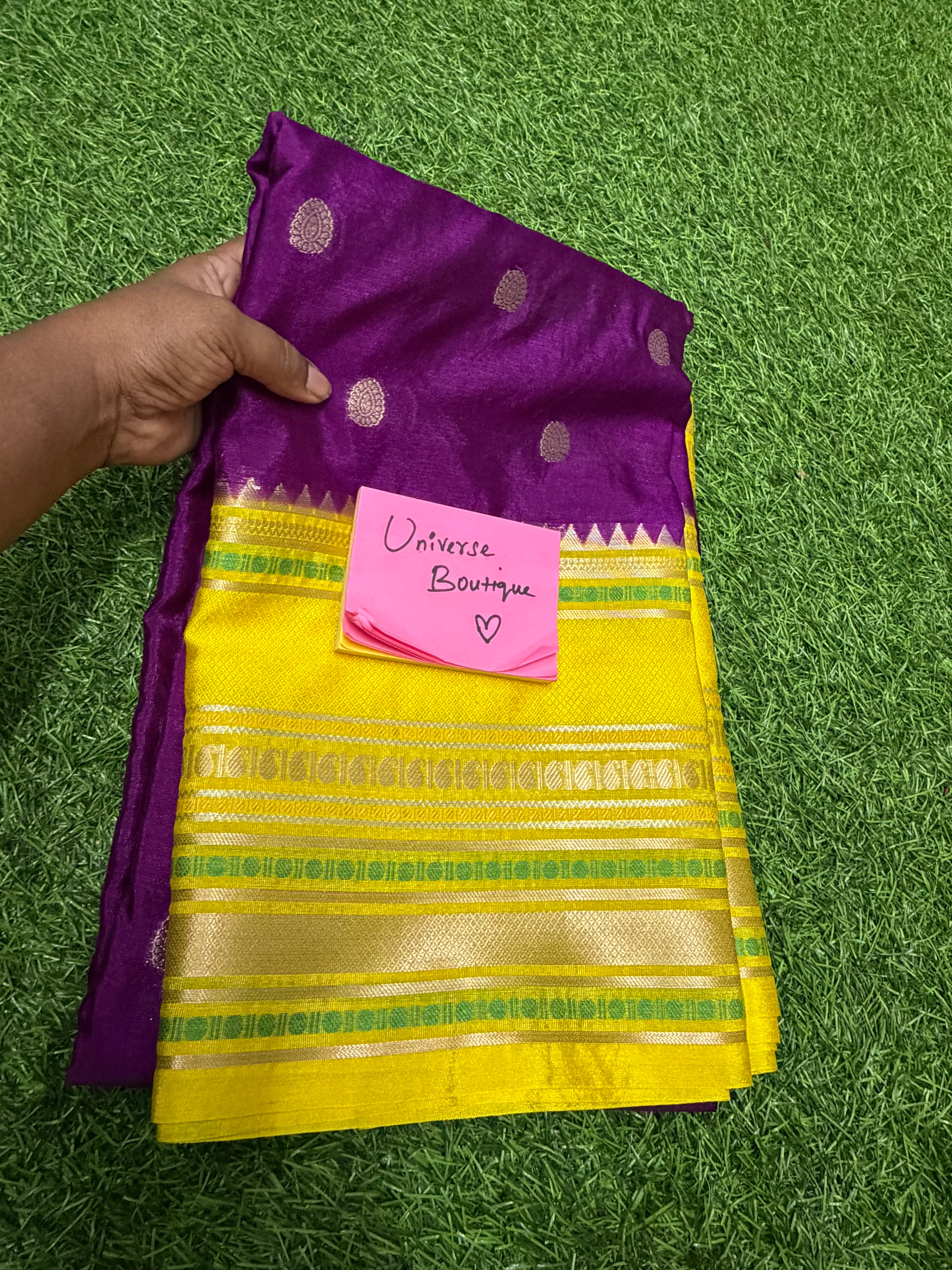 Warm silk saree