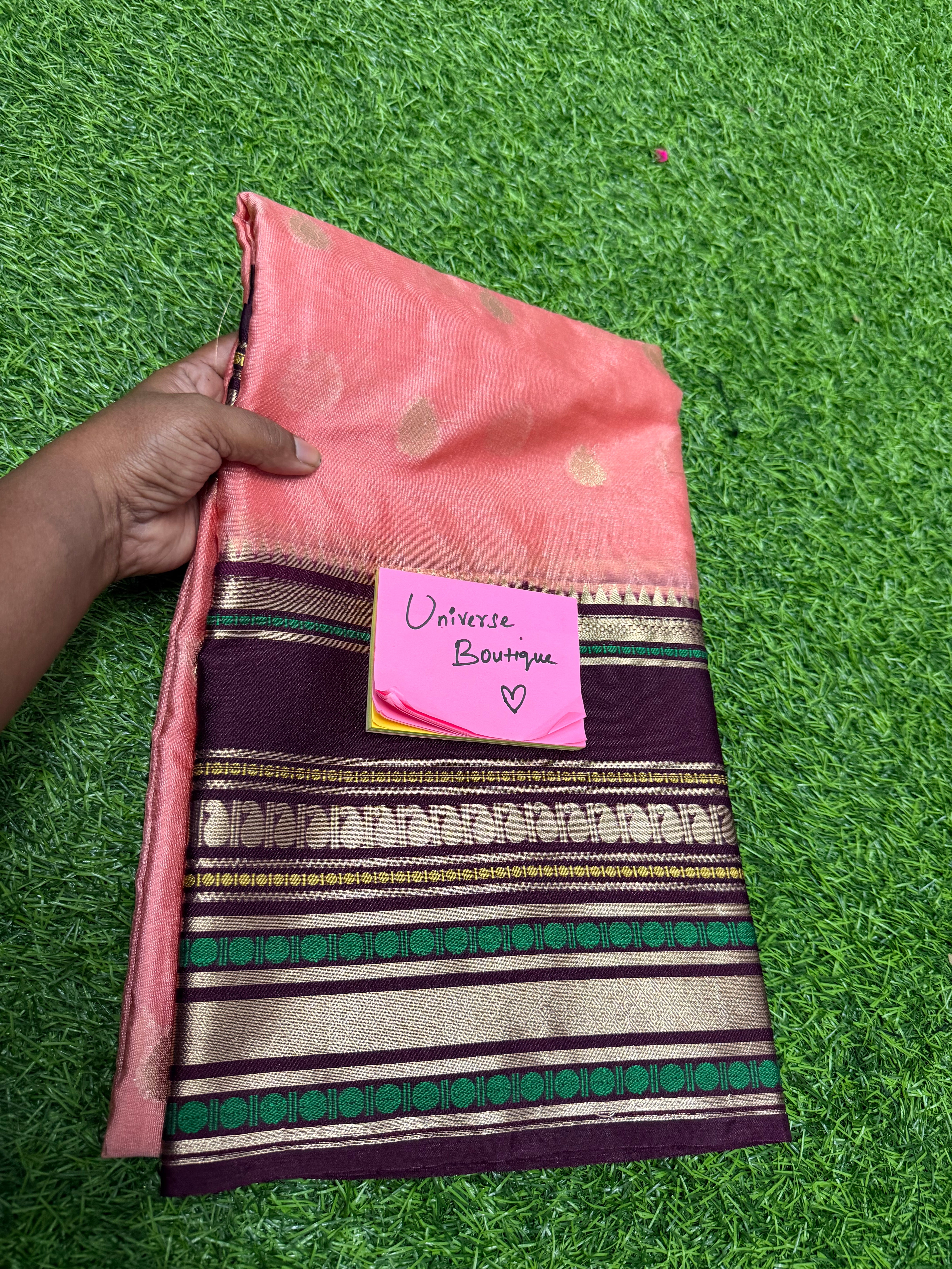 Warm silk saree