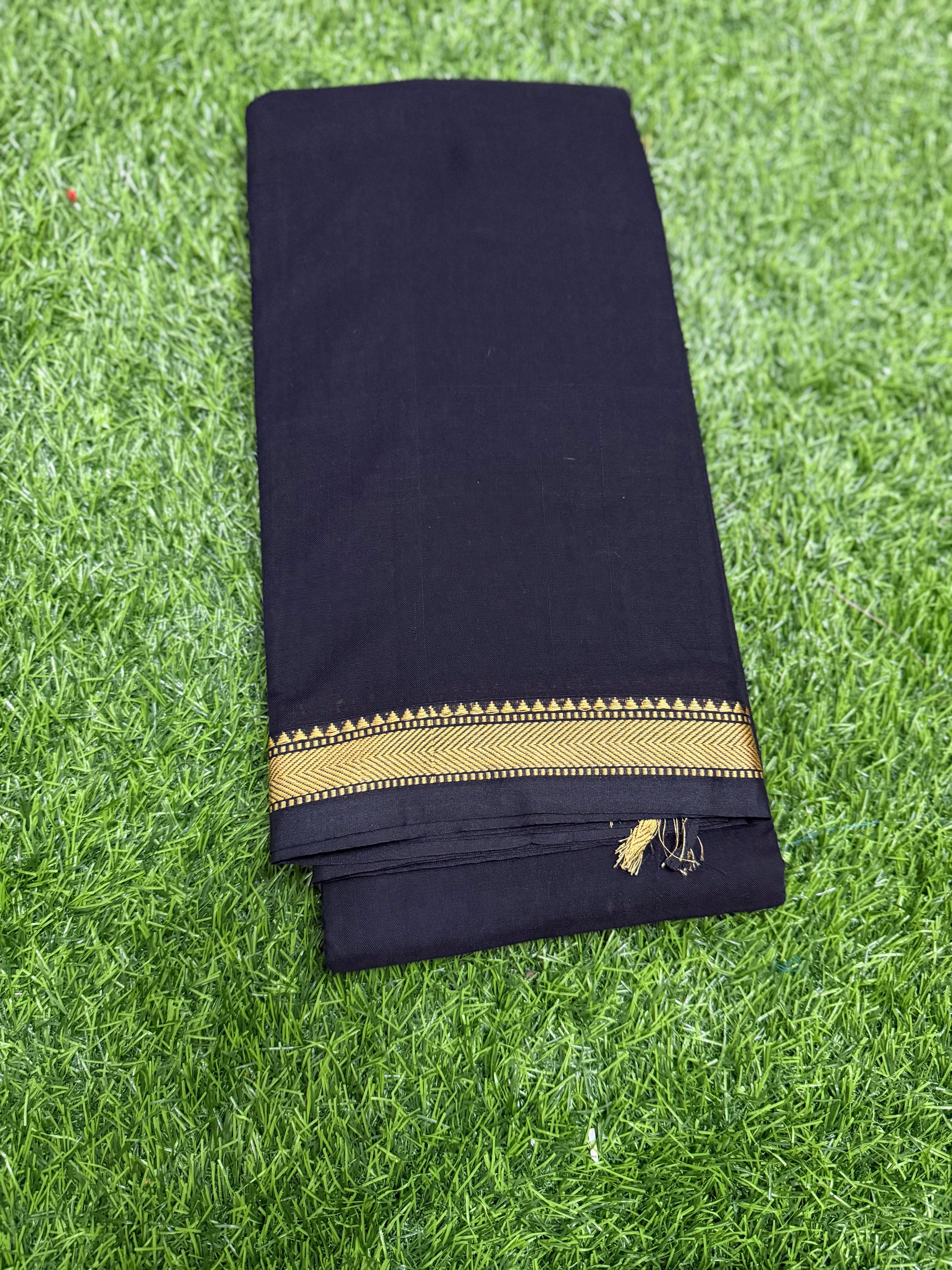 Narayananpet cotton saree black colour