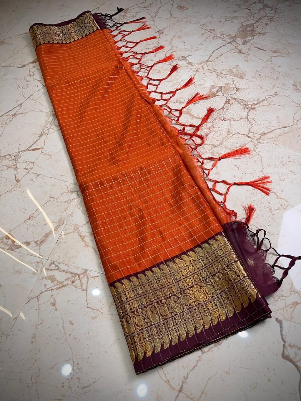 Banarasi Semi Cotton Silk Saree