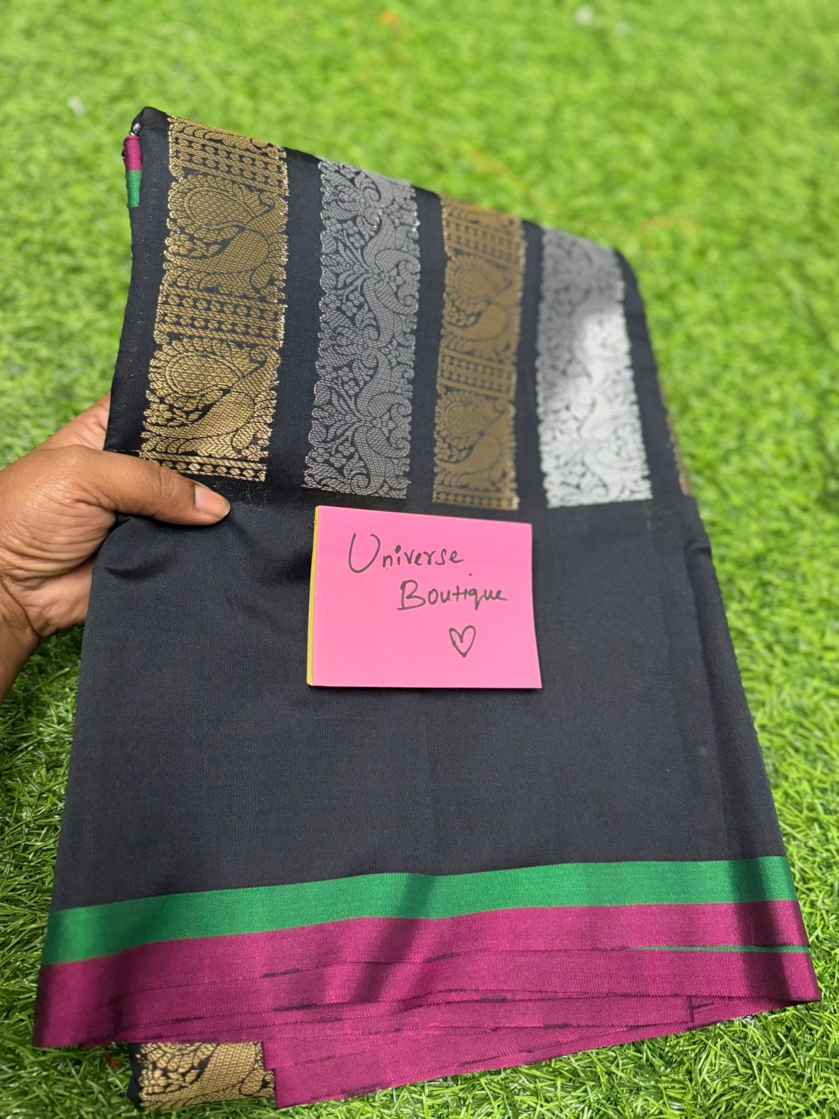 Nita ambani inspired black saree
