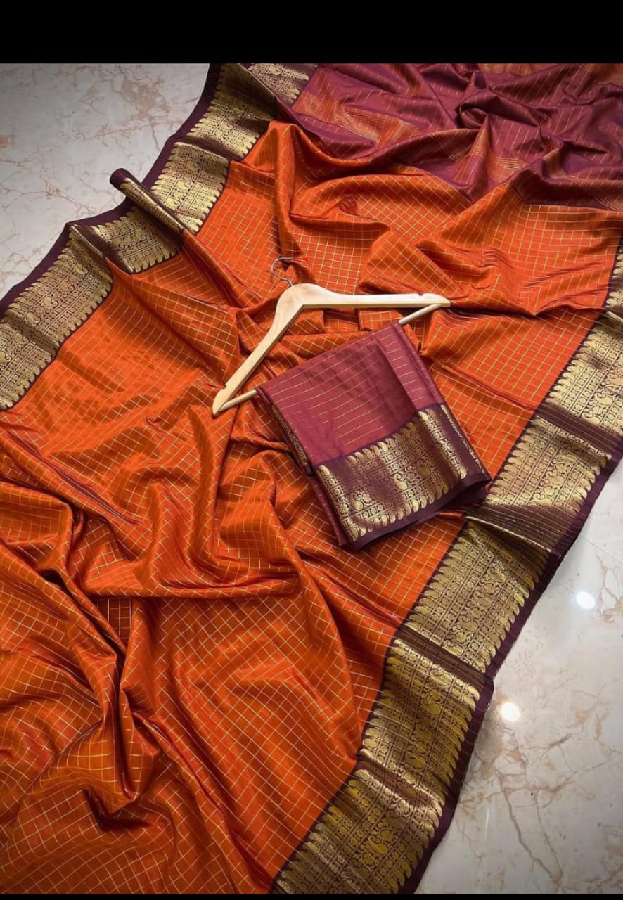 Banarasi Semi Cotton Silk Saree